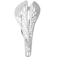 thumbnail image 1 of Mountain Bike Saddle MTB Road Bicycle Hollow Design Breathable Plastic Saddle Seat Cycling Accessory, White, 1 of 9