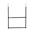 thumbnail image 3 of 2-Tier Portable Adjustable Closet Hanger Rod  Chrome, 3 of 7