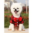 thumbnail image 2 of Plaid Pattern Pet Shirt With Tie, 2 of 5