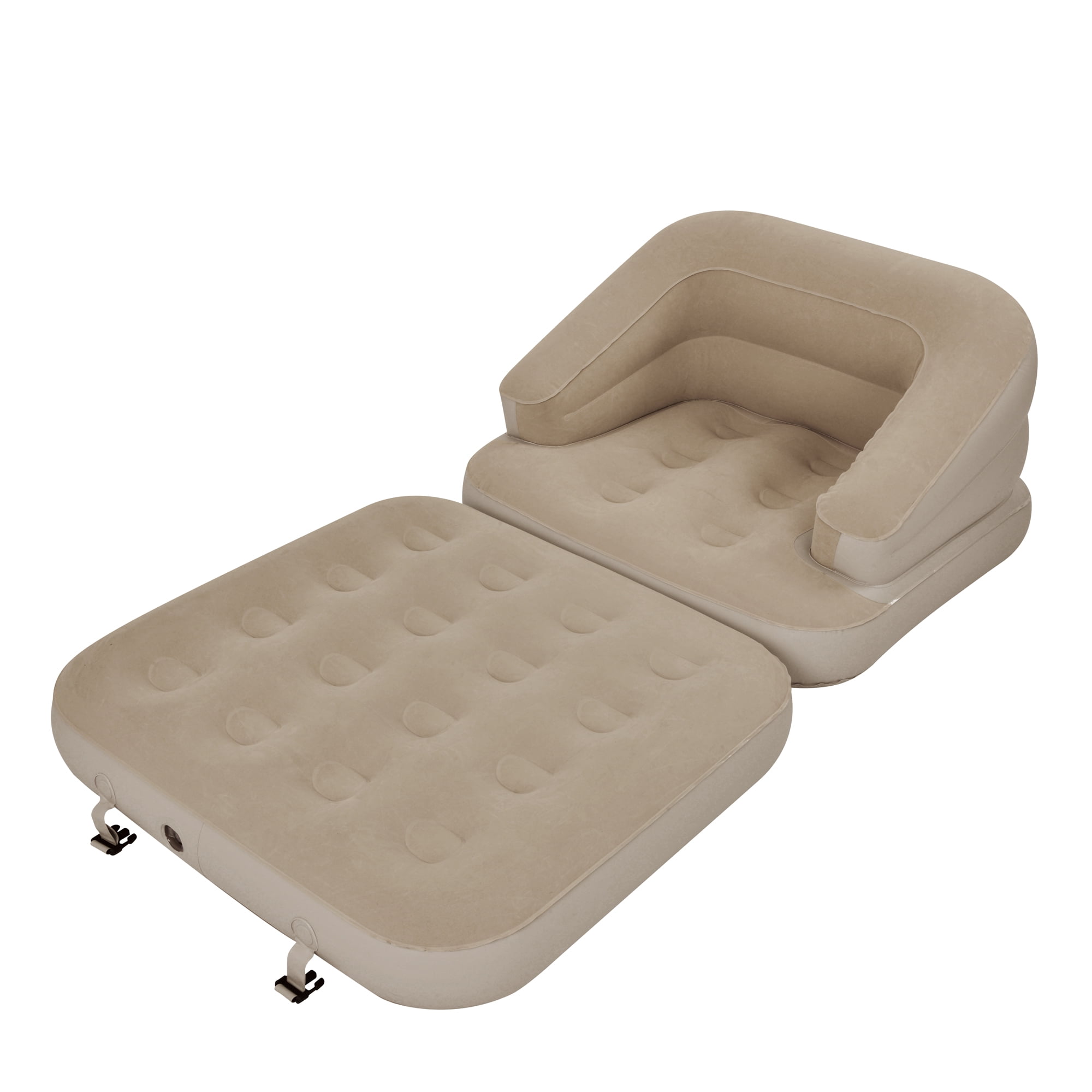 72.5" Beige Inflatable 5 in 1 Functional Lounge Chair | Walmart Canada