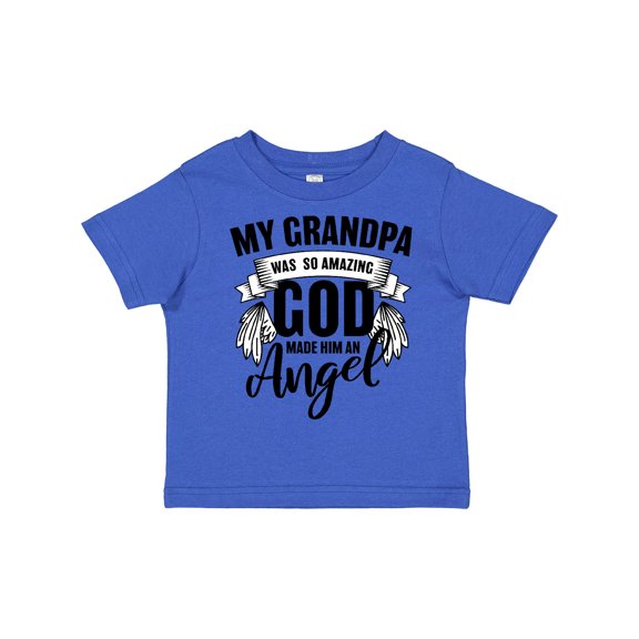 Inktastic My Grandpa Was So Amazing God Made Him an Angel Boys or Girls Toddler T-Shirt