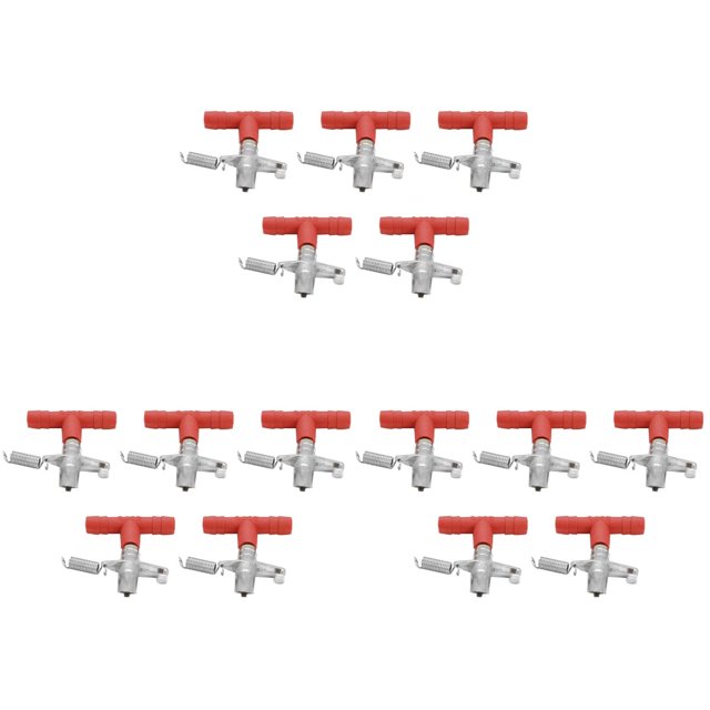 Comederos para jaulas, bebederos automáticos, bebederos, equipo y herramientas para conejos, color rojo