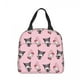 thumbnail image 1 of Kuromi Collage bolsas de almuerzo aisladas grandes Kawaii dibujos animados contenedor de almuerzo bolsa térmica Tote lonchera Oficina Picnic hombres mujeres, 1 of 5