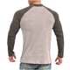 thumbnail image 4 of pstuiky camisa de manga larga para hombre, Suéter informal de moda para hombre, color liso, manga larga y cuello redondo. Tops de hombre xxl, 4 of 5