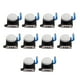 thumbnail image 5 of Inteprter 10 piezas de piezas de repuesto de Sensor de Joystick analógico botón Joycon controlador Kit de herramientas de reparación Blanco 2piezas, 5 of 6