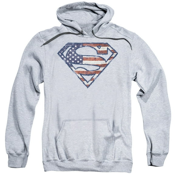 Superman - Wartorn Flag - Pull-Over Hoodie - XX-Large