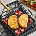 thumbnail image 3 of GreenPan Reserve Healthy Ceramic Nonstick 11" Square Griddle, Black, 3 of 4