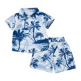 thumbnail image 3 of WOYY Infant Boys Hawaii Outfits Short Sleeve Beach Shirt and Shorts Set, Sizes 12M-5T, 3 of 3