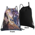 thumbnail image 3 of Genshin Impact Drawstring Backpack Simple Sports Gym Bag Draw String Bags Casual Rucksack, 3 of 9
