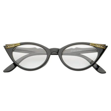 MLC Eyewear Designer's Vintage Inspired Luxury Glasses UV400 Clear Lens