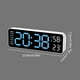 thumbnail image 5 of Bewildely Reloj de pared multifuncional ABS para sala de estar, 2 juegos de despertador, interruptor Celsius/Celsius 1. Visualización de la hora Decoración del hogar, 5 of 6