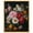Gold Frame, variant on Violet Vignette II Canvas Dark Elegant Florals by Art Remedy, Black Frame, 16 x 20