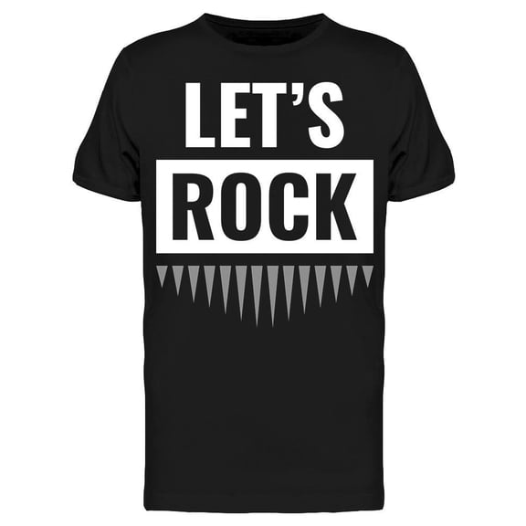 Lets Rock Tee Men's -Image by Shutterstock