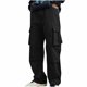 thumbnail image 2 of Pantalones largos para hombre, moda de ocio, color sólido, cremallera, bolsillo, trabajo, rectos, tubo, ropa, pantalones, blusa y pantalones de poliéster para hombre., 2 of 4
