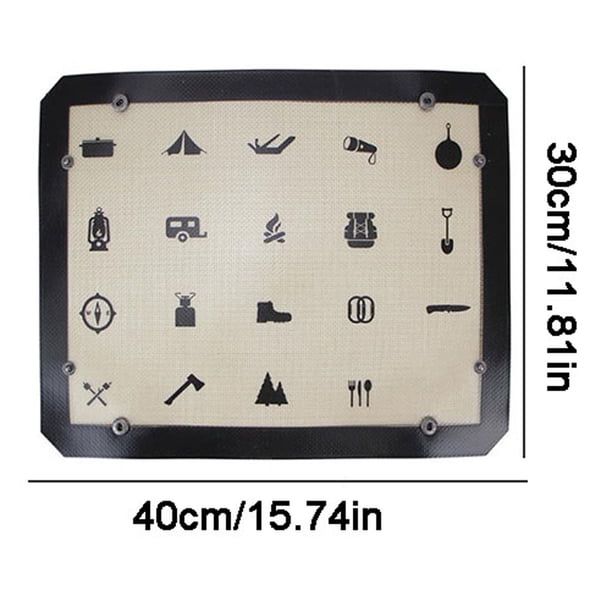 Tapete de silicona antiadherente para hornear,protector de encimera resistente al calor,tapete de cocina multiusos para hornear,cocinar y preparar alimentos.