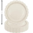 thumbnail image 2 of SIfdSeng Heavy Duty Disposable Paper Plates for Baking Serving and Party Events Sturdy Leak Compostable Trays, 2 of 2