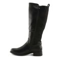 thumbnail image 4 of PATRIZIA PAPINA Women’s Tall Riding Boot – Faux Leather Knee-High with Buckle & Stretch Back Panel, 4 of 9