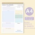 thumbnail image 4 of WIZUTIZ Loose-leaf Coil Note Book High Value English Planner Business Study Office Notepad Agenda Book Home Needs Home&garden, 4 of 5