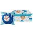 thumbnail image 5 of My World All Star Grey and Blue Polyester 4-Piece Full Quilt Set, Sports Themed, for Kids, Oeko-TEX Certified, 5 of 6
