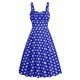 thumbnail image 4 of Vestido Informal de Lunares Para Mujer, Corte A, Sin Mangas, Estilo Bohemio, Fluido, de Verano, Con Tirantes Ajustables, 4 of 4