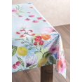 thumbnail image 4 of Geecy Jardin D'Ete 100% Cotton Tablecloth 70 x 120 Inch Floral Print Mint Kitchen Dining Tabletop Decoration, 4 of 8