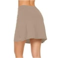 thumbnail image 5 of Uaswgudfs ​Women's High-Waisted A-Line Casual Shorts - 8-10" Inseam Stretchy Summer Shorts for Daily Wear & Lightweight Breezy Comfort Khaki L, 5 of 5