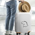 thumbnail image 2 of Stretch Luggage Cover M(22-24in)– Elastic Travel Suitcase Protector with Handle Openings & Bottom Closure, Washable Polyester Spandex Cover for 18"-32" Suitcases, S/M/L/XL Size, 2 of 6