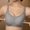 Gray, variant on Njagoc3 Wireless Bras for Women Round Neck Seamless Fine Straps Comfortable Underwire Free Daily Bra