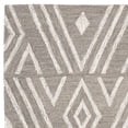 thumbnail image 2 of SAFAVIEH Micro-Loop Orlando Geometric Diamonds Area Rug, Grey/Ivory, 5' x 5' Square, 2 of 4