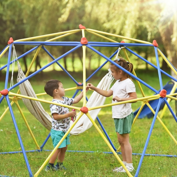 Aukfa Climbing Dome Jungle Gym Play Equipment with Rust and UV