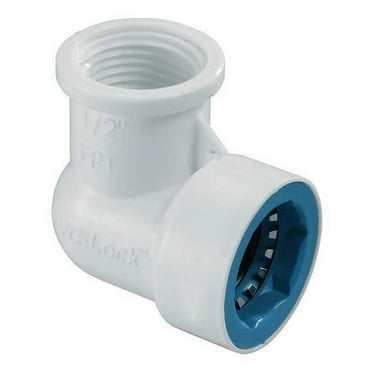 Hydrorain Elbow,1/2 in. Tube x 1/2 in. FPT,150 psi 06547