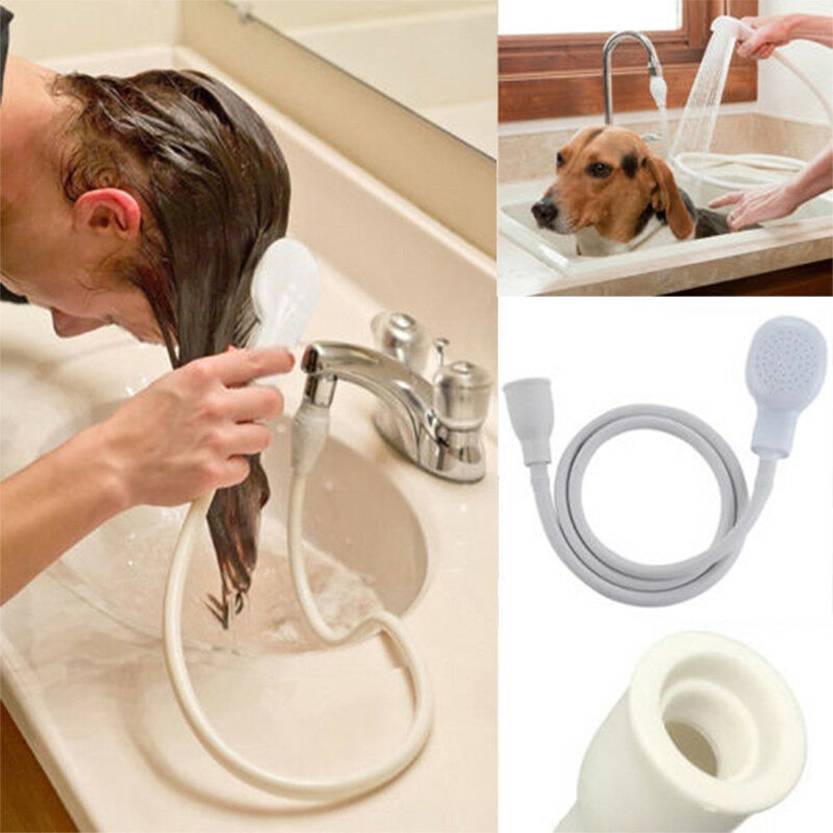 1 1 5 2 2 5m Handheld Pet Shower Head Spray Hose Shower Wash