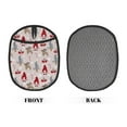 thumbnail image 2 of Rocae Cartoon Santa and Reindeer for Silicone Pot Holders, Oven Mitts Heat Resistant Hot Pads with Pockets,Non-Slip Bbq Baking Smoking Potholders ,7.5"x9.4", 2 of 7