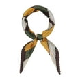 thumbnail image 1 of INSPIRE CHIC Bufanda de Cuello de Cuadrícula Retro con Pliegues para Mujeres Amarillo, 1 of 5