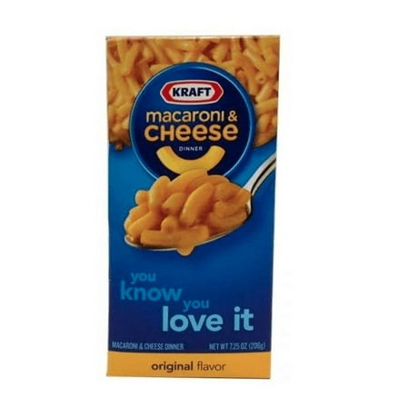 KRAFT MACARONI & CHEESE OIGINAL FLAVOR 206 G. (PACK 3)
