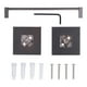 thumbnail image 1 of Slippers Rack, Hanging Shoe Organizer Scratch Resistant Stylish Design  For Storing Slippers ANGGREK Shoe Hanger, 1 of 8