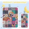 Abstract Flamingo Portable Changing Pad Topper Waterproof Baby Diaper