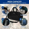 thumbnail image 6 of Gym Bag Waterproof Polyester Workout Bag with Shoe and Wet Compartment Large Capacity Gym Backpack for Fitness Traveling Sport, 6 of 10