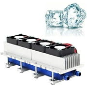 4 Chip Refrigerator Thermoelectric Peltier Cooler Water Cooling Device 288W 12V 4Chip Semiconductor Refrigeration Kit