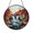 Acrylic 3.5 Inch, variant on Autumn Cascade Stained Glass Window Hanging, Scenic Nature Art Suncatcher For Housewarming