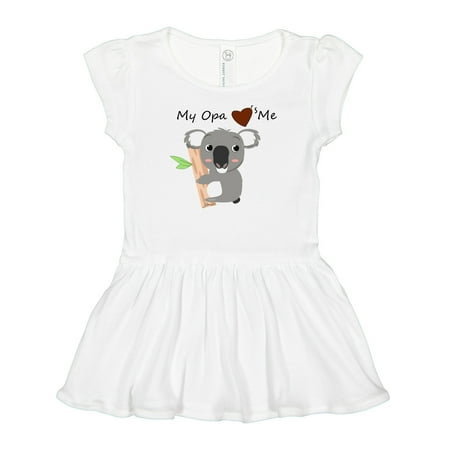 

Inktastic Koala ( Opa Loves Me) Gift Baby Girl Dress