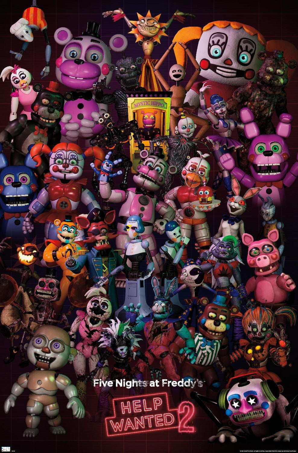 Five Nights at Freddy's: Help Wanted 2 - Group Wall Poster, 22.375" x 34"