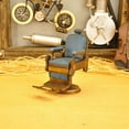 thumbnail image 3 of Iron Model Crafts Barber Chair -Metal Decoration Furnishings Tinplate, 3 of 5