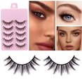 thumbnail image 6 of Siquannn Half Lashes Natural Look Eyelash Book D Curl Strips of Lashes Bottom Lashes Eyelashes with Butterflies on Them Lashes Clusters Volume Extensions 20mm 99 Eye Lashes with Glitter 6d, 6 of 7