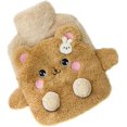 thumbnail image 1 of BR Bonita botella de agua caliente con osito de peluche marrón, botella de agua caliente para niños pequeños para climas fríos, gran regalo, 1 of 5