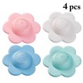 thumbnail image 3 of 4PCS Sink Strainer Creative Flower Shape Drain Strainer Hair Catcher Drain Cover, 3 of 10