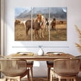 thumbnail image 3 of Elephant Stock The Amazing Icelandic Horses Wall Art - Horizontal Multi Panel Canvas - Living Room Wall Decor - Animal Multi Panel - Gray And Brown Decor By Scott Stulberg - 65" x 42", 3 of 8