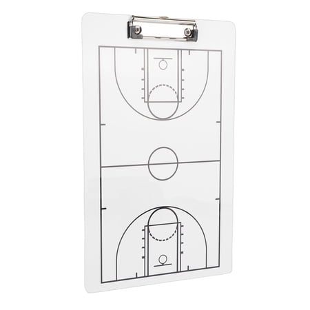 M Buder Basketball Coaching Board PVC Dry Erase Coaching Clipboard Strategy Whiteboard for Plays Game Planning Training Essential Coach and Referee Gear for Tactical Instruction