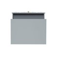 thumbnail image 2 of Geometric Two Drawer Nightstand, Grey, 2 of 8
