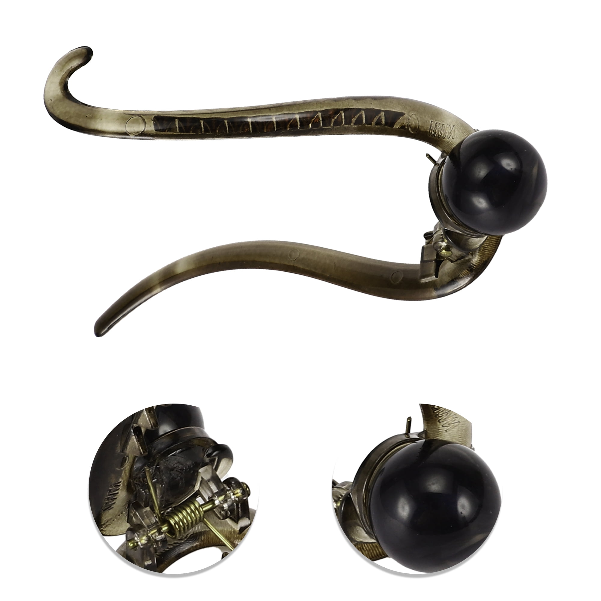 Unique Bargains Classic Hair Clips, Suitable for Daily Use and Styling Light Black
